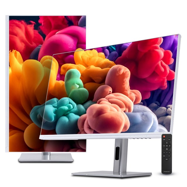 크로스오버존 크로스오버 27ULD950 UHD4K PD65 프로아트 화이트 멀티스탠드